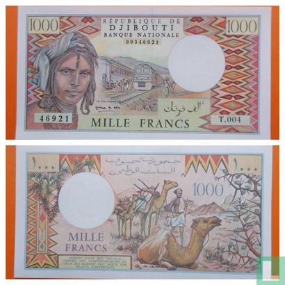 Dschibuti 1000 Franken 1979-2005