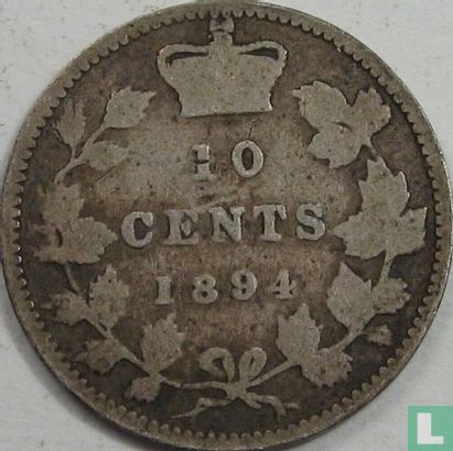 Canada 10 cents 1894 - Image 1