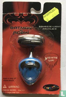 Batman & Robin squeeze-light necklace - Image 1