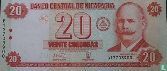 Nicaragua 20 Cordobas 2006 - Image 1