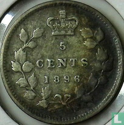 Kanada 5 Cent 1896 - Bild 1