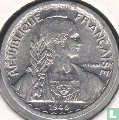 Indochine française 5 centimes 1946 (avec B) - Image 1