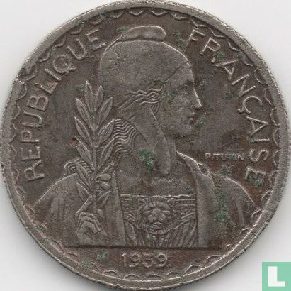 French Indochina 20 centimes 1939 (nickel) - Image 1