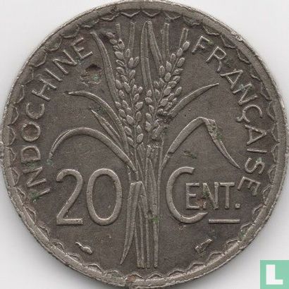 French Indochina 20 centimes 1939 (nickel) - Image 2