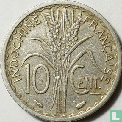 Frans Indochina 10 centimes 1939 (koper-nikkel - jaartal zonder punten) - Afbeelding 2