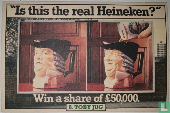 "Is this the real Heineken?" 08 Toby Jug - Image 1