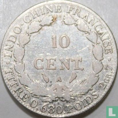 Frans Indochina 10 centimes 1921 - Afbeelding 2