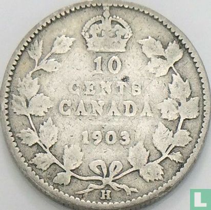 Canada 10 cents 1903 (avec H) - Image 1