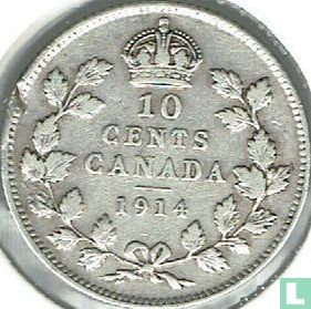 Canada 10 cents 1914 - Image 1