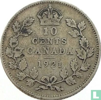 Canada 10 cents 1921 - Image 1