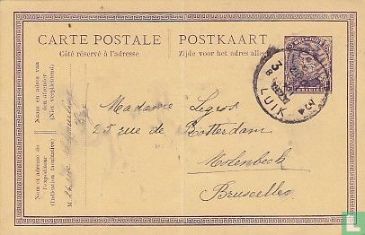 Postcard King Albert I - Image 1