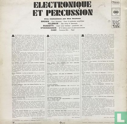 Electronique et percussion, cinq realisations: Cage - Bussotti - Brown - Stockhausen - Feldman - Afbeelding 2