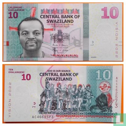 Swaziland 10 Emalangeni