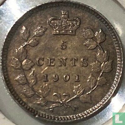 Canada 5 cents 1901 - Afbeelding 1