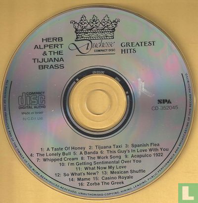 Herb Alpert Greatest Hits - Image 3