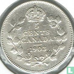 Canada 5 cents 1903 (met H) - Afbeelding 1