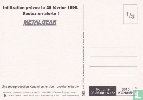 PlayStation - Konami - Metal Gear 1/3  - Image 2