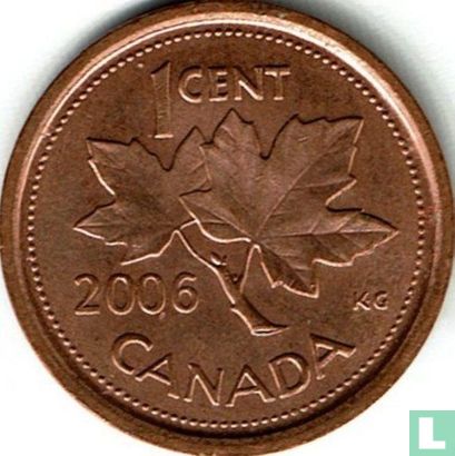 Canada 1 cent 2006 (zink bekleed met koper - zonder muntteken) - Afbeelding 1