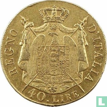 Königreich Italien 40 Lire 1808 (ohne M) - Bild 2