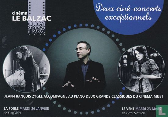 Le Balzac - Deux ciné-concerts exceptionnels - Afbeelding 1