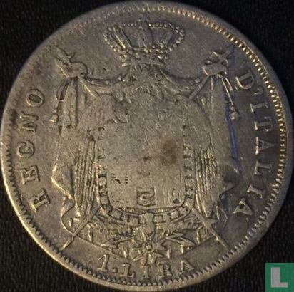 Kingdom of Italy 1 lira 1809 - Image 2