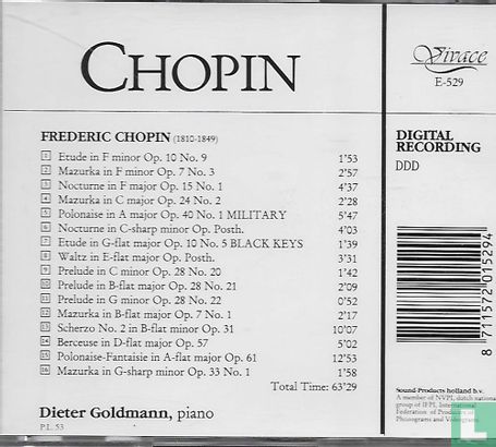 Chopin Polonaises, Nocturnes, Waltz, Preludes - Afbeelding 2