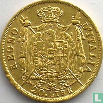 Koninkrijk Italië 20 lire 1811 - Afbeelding 2