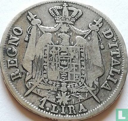 Royaume d'Italie 1 lira 1808 (B) - Image 2