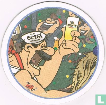 Doemeend'r Twan-tig en loen-tiejen 2001 - Voorkant: Carnaval Man met tattoo en glas bier in polonais - Image 2