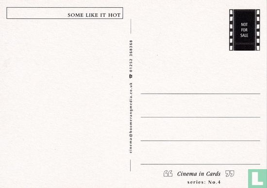 Cinema in Cards series: 004 - Some Like It Hot - Bild 2