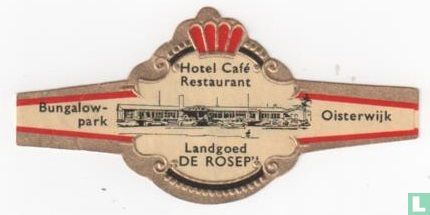 Hotel Café Restaurant landgoed DE ROSEP - Bungalowpark - Oisterwijk - Afbeelding 1