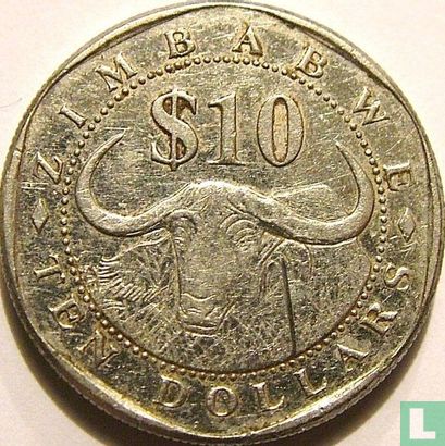 Zimbabwe 10 dollars 2003 - Image 2
