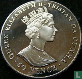 Tristan da Cunha 50 pence 2001 "Centenary of the death of Queen Victoria" - Afbeelding 2
