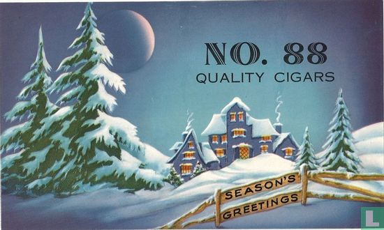 No. 88 Quality Cigars Season's Greetings - Afbeelding 1