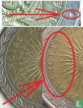 Argentinië 1 peso 1995 (met B - PROVINGIAS) - Afbeelding 3