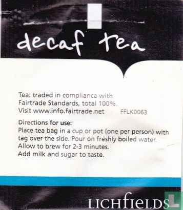 Fairtrade decaf Tea - Image 2