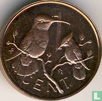 British Virgin Islands 1 cent 1975 - Image 2