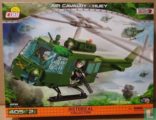 COBI 2232 Historical Collection Air Cavalry Huey Helicopter USA 405pcs for sale online 