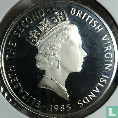 British Virgin Islands 20 dollars 1985 (PROOF) "Gold doubloon" - Image 1