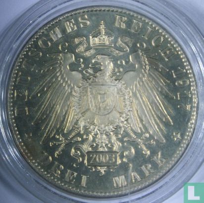 Duitsland 3 mark 1917 naslag 2003 - Image 1