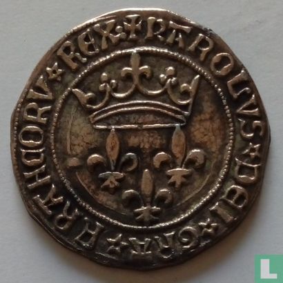 France - BP Collectie FR - 13 Charles VII GROSDEROI 1447 - Afbeelding 1