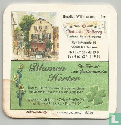Badische Kellerei / Blumen Herter / Gutschein - Bild 1