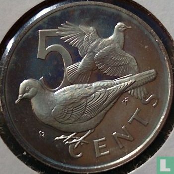 Britische Jungferninseln 5 Cent 1977 - Bild 2
