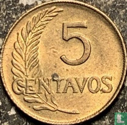 Peru 5 centavos 1962 (type 1) - Image 2