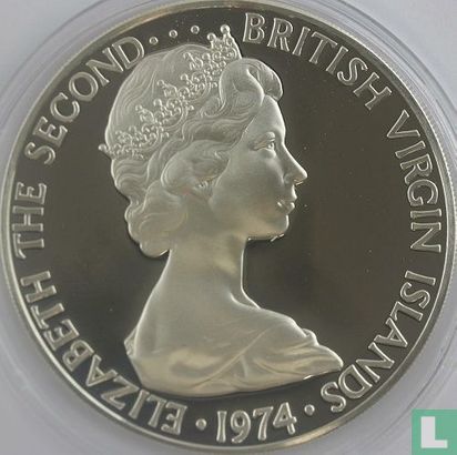 Britse Maagdeneilanden 1 dollar 1974 - Afbeelding 1