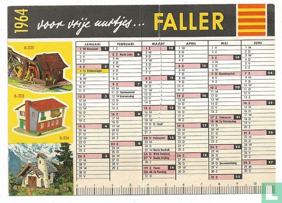 Weekkalender 1964 - Bild 1