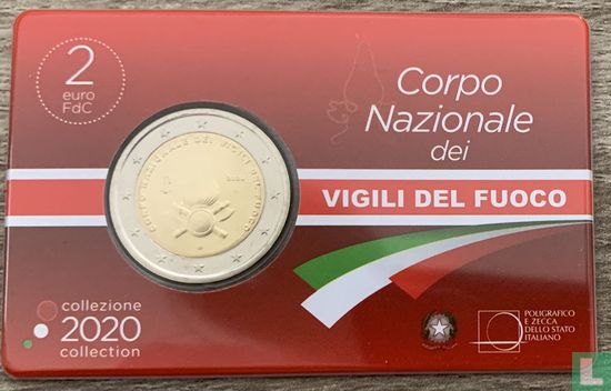 Italy 2 euro 2020 (coincard) "National fire department" - Image 2