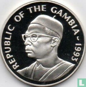 Gambia 20 dalasis 1993 (PROOF) "40th anniversary Coronation of Queen Elizabeth II" - Afbeelding 1