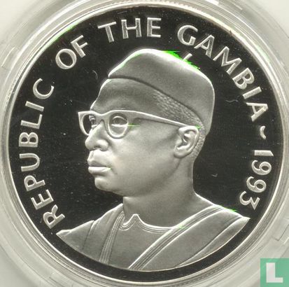 The Gambia 20 dalasis 1993 (PROOF) "Expedition to Gambia in 1456" - Image 1