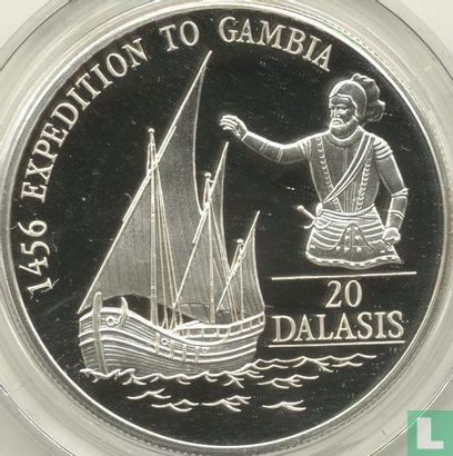 Gambie 20 dalasis 1993 (BE) "Expedition to Gambia in 1456" - Image 2